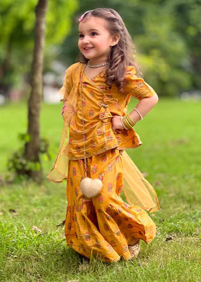 Modest Stitched 3 Piece Luxury Festive Kids Collection'2025-Shining Bee