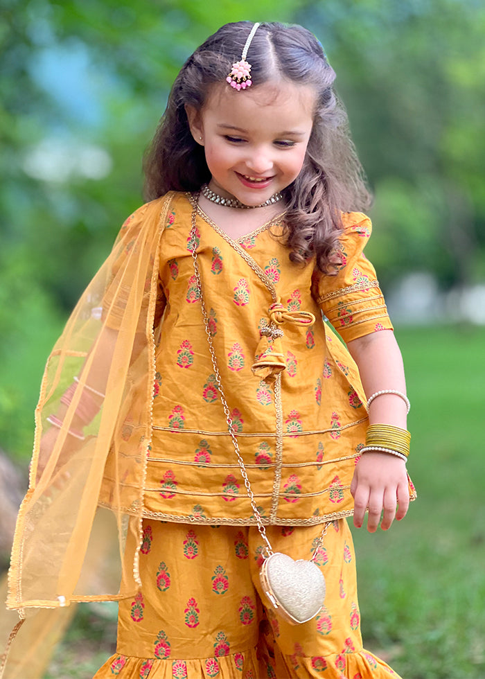Modest Stitched 3 Piece Luxury Festive Kids Collection'2025-Shining Bee