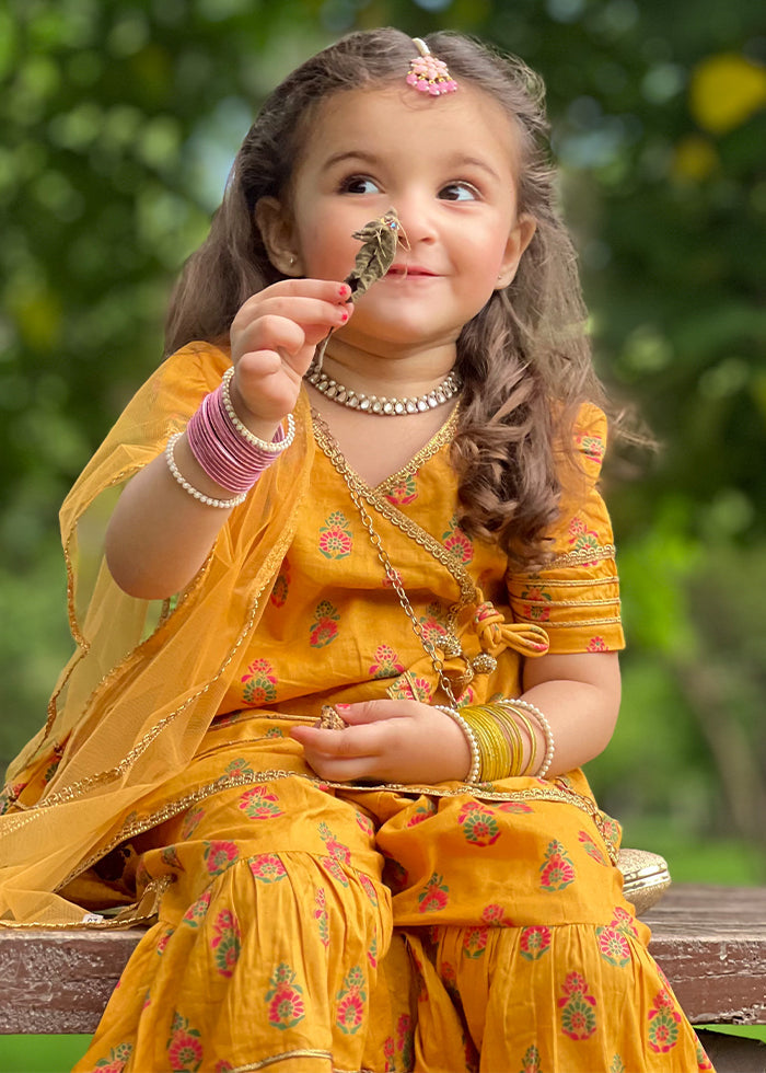 Modest Stitched 3 Piece Luxury Festive Kids Collection'2025-Shining Bee