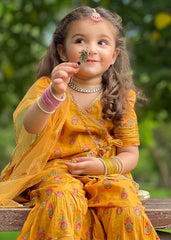 Modest Stitched 3 Piece Luxury Festive Kids Collection'2025-Shining Bee