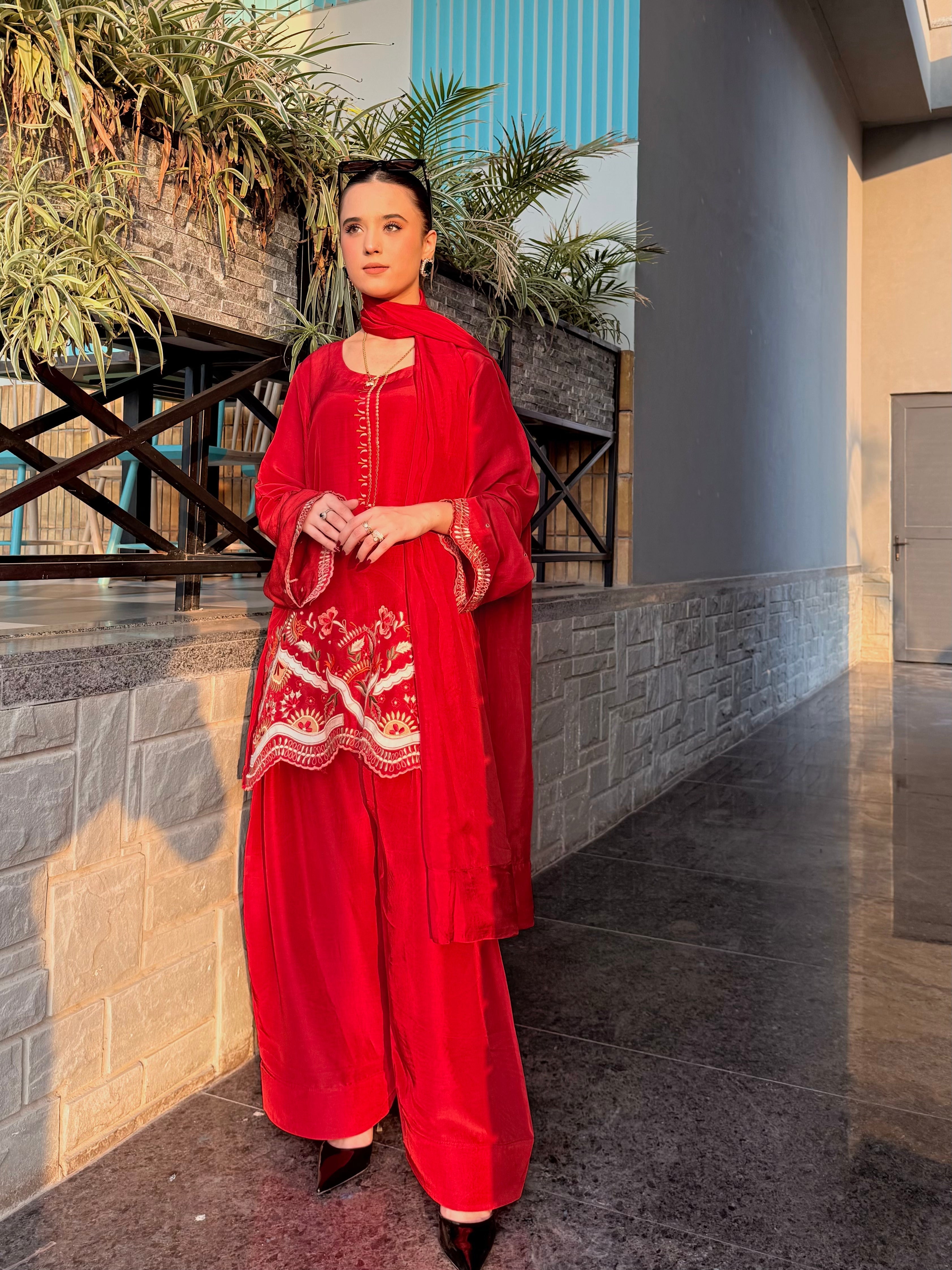 Zaman By MNM Stitched 3 Piece Ramen Silk Collection'2025-Zyla