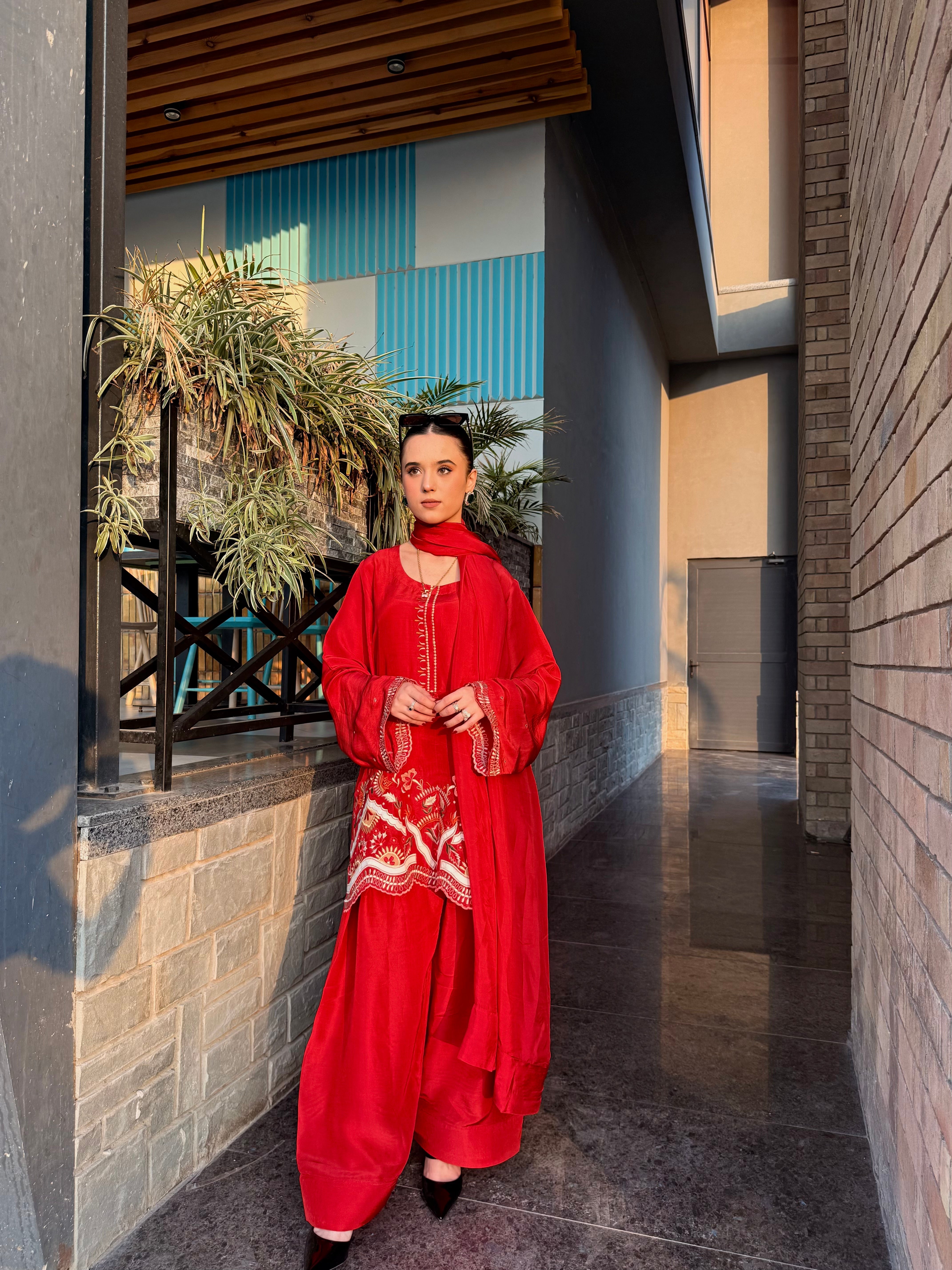 Zaman By MNM Stitched 3 Piece Ramen Silk Collection'2025-Zyla