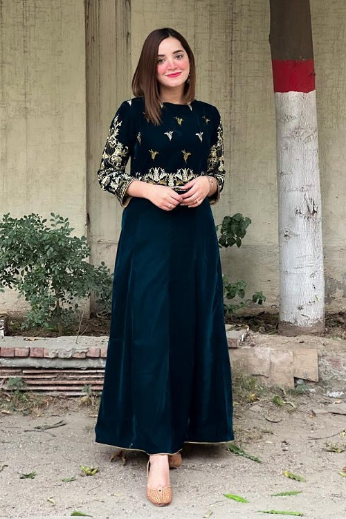 Panache Apparel Stitched Velvet Collection-Ruhi-Fariha