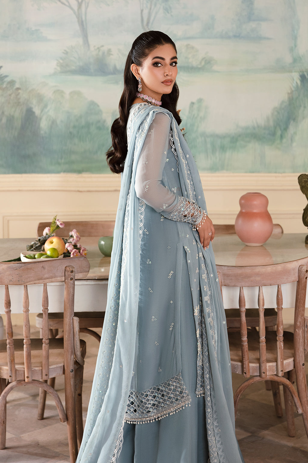 Zarposh Unstitched 3 Piece Formals Collection-Shanze