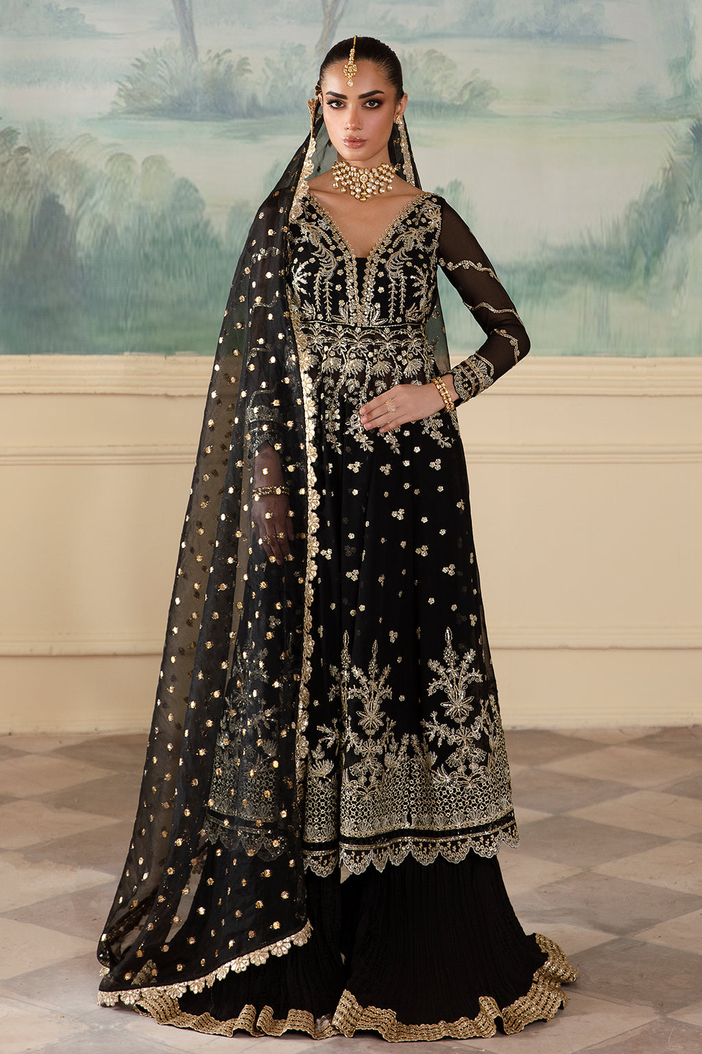 Zarposh Unstitched 3 Piece Formals Collection-Nafeesa