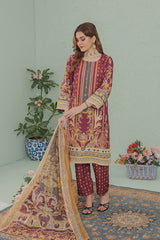 Gul Fishan By Opole Unstitched 3 Piece Lawn  Collection-GF-03