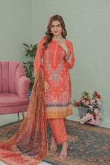 Gul Fishan By Opole Unstitched 3 Piece Lawn  Collection-GF-04