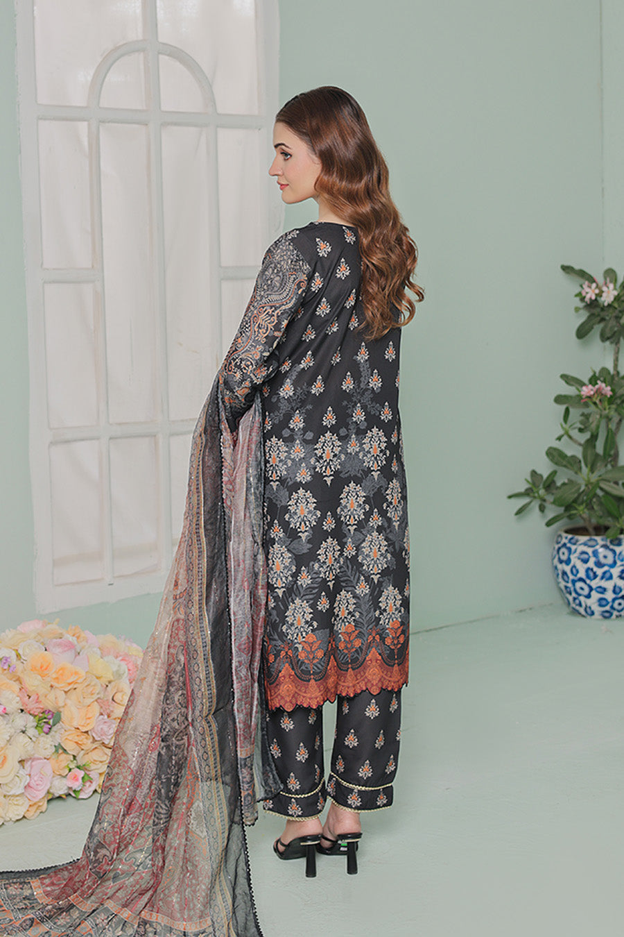Gul Fishan By Opole Unstitched 3 Piece Lawn  Collection-GF-09