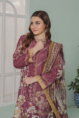 Gul Fishan By Opole Unstitched 3 Piece Lawn  Collection-GF-10