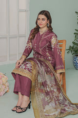 Gul Fishan By Opole Unstitched 3 Piece Lawn  Collection-GF-10
