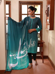Tng By Md Stitched Collection-Iqbal Set V2 Shirt | Green