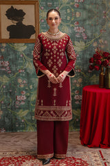 Gul Mohr By Emaan Adeel Stitched 2 Piece Winter Collection'2024-GUL - 11