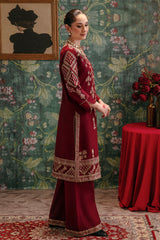 Gul Mohr By Emaan Adeel Stitched 2 Piece Winter Collection'2024-GUL - 11