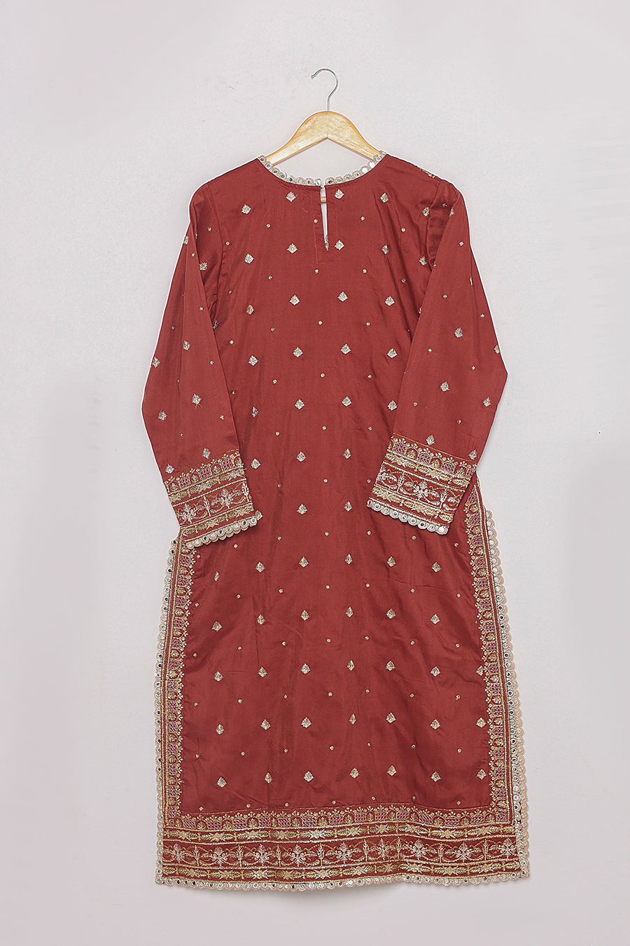 O'Pole Stitched 3 Piece Luxury Lawn Vol-01 Collection-OP3P-016