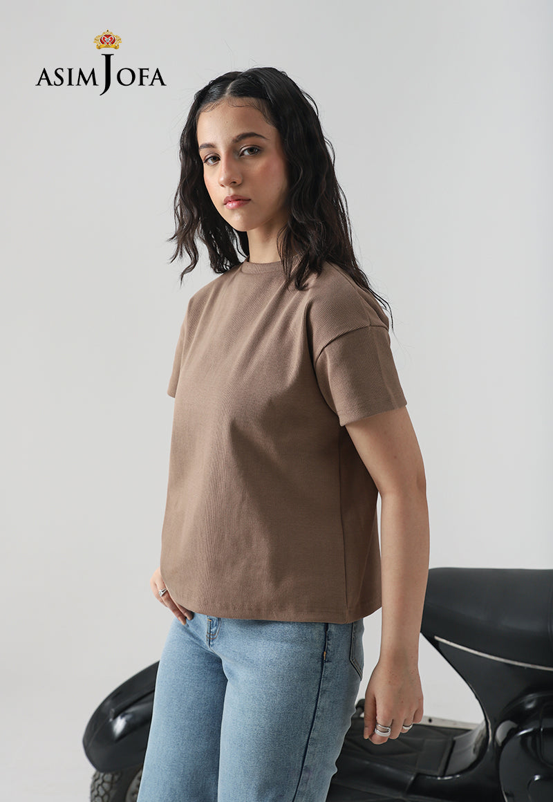 Asim Jofa  Western Men & Women Ajwkt-02 Knitted T-Shirt 1 Pc