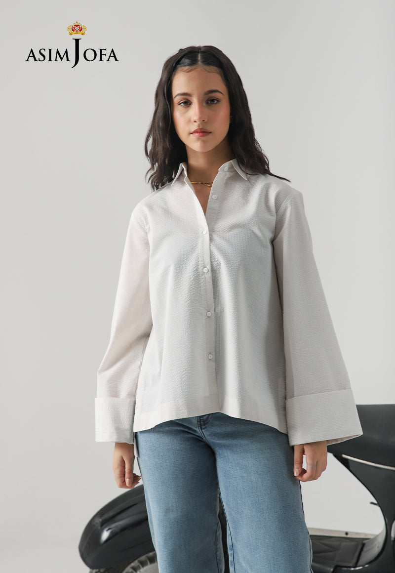 Asim Jofa  Western Men & Women Ajwcs-01 Woven Casual Shirt 1 Pc