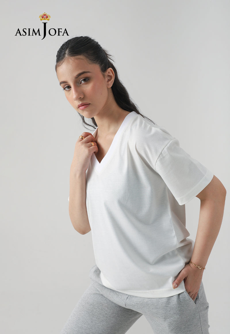 Asim Jofa  Western Men & Women Ajwte-01 Jersey T-Shirt 1 Pc