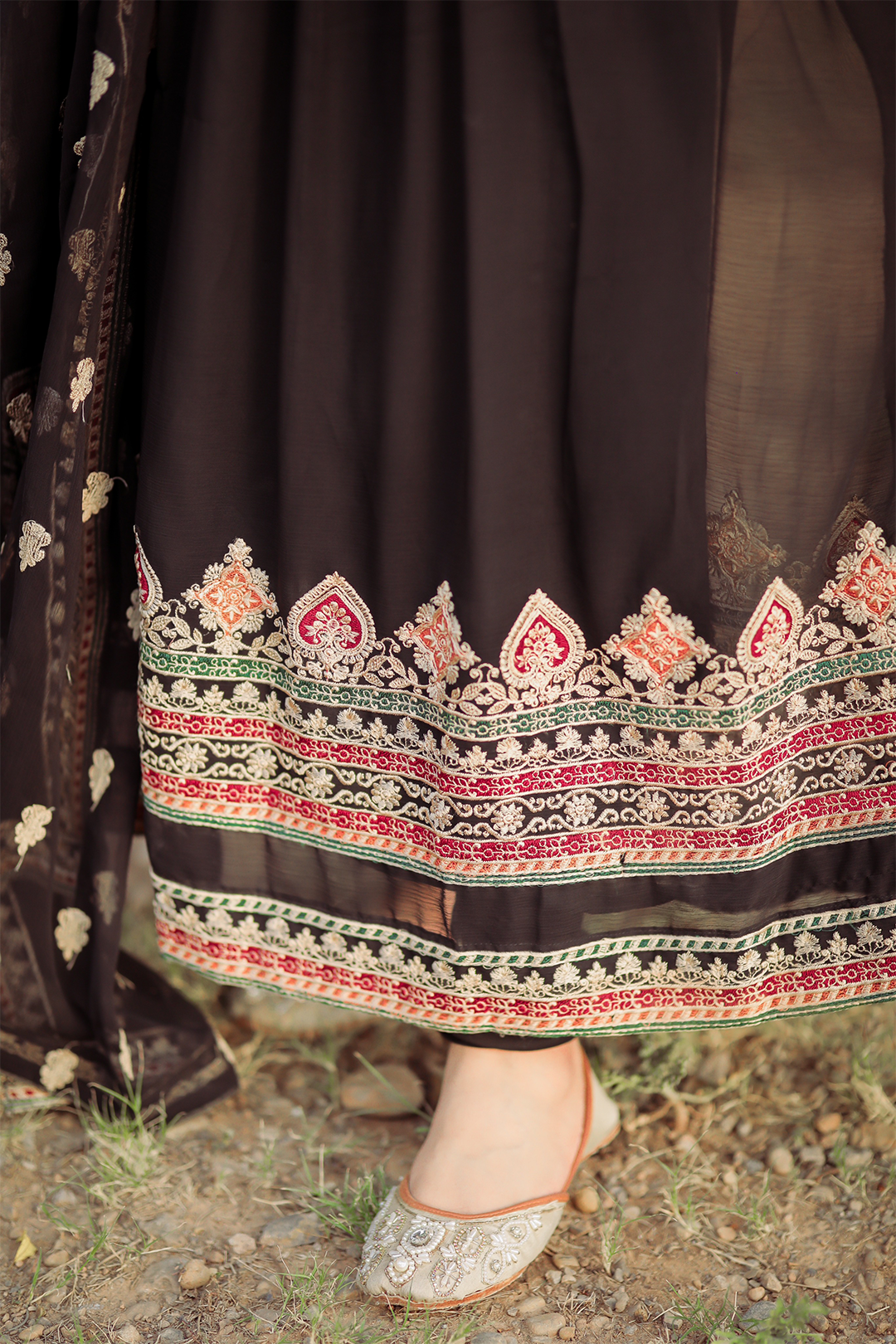 Mannat Clothing Stitched Frock Collection-Kajal Aaniat