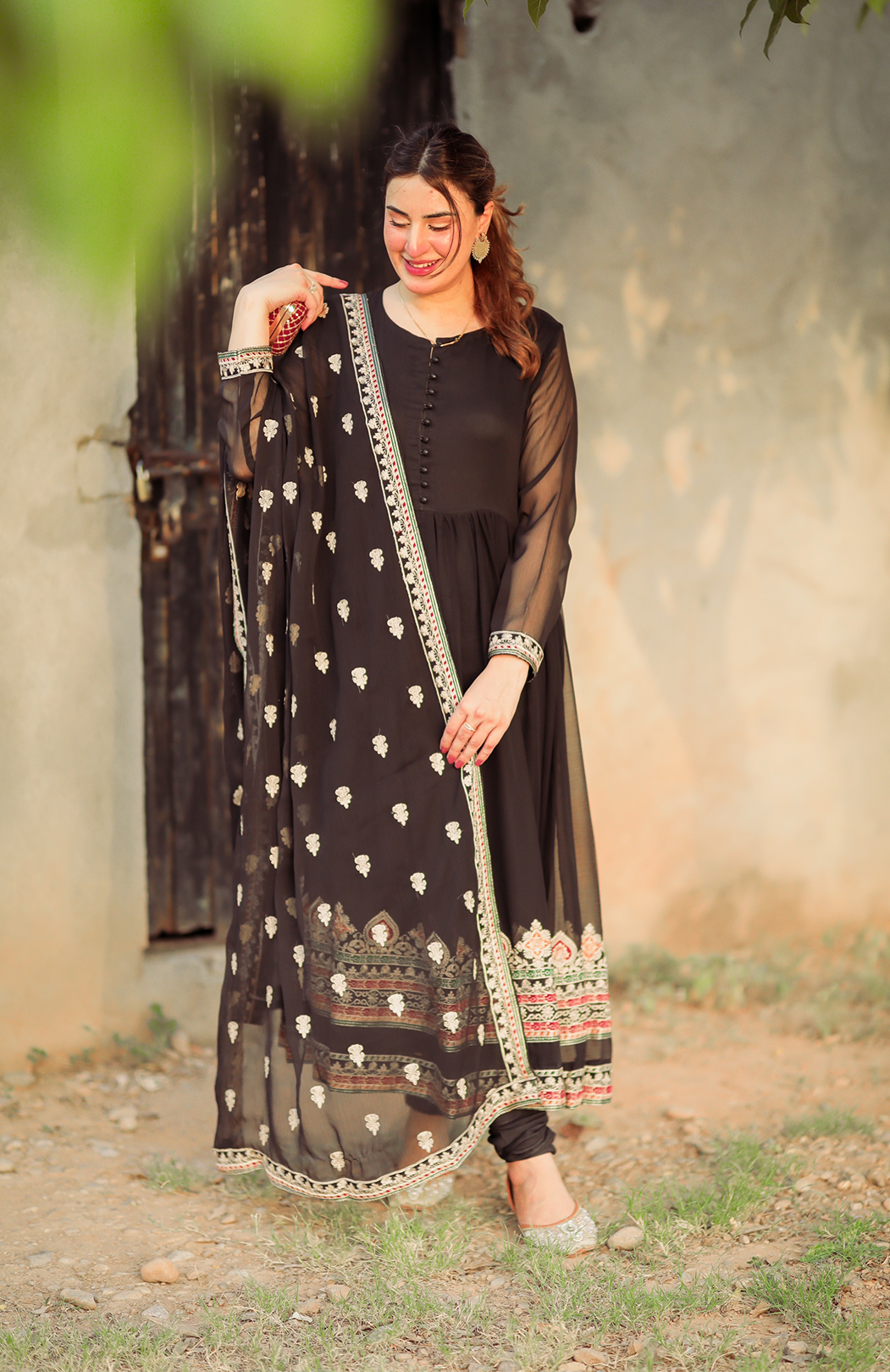 Mannat Clothing Stitched Frock Collection-Kajal Aaniat