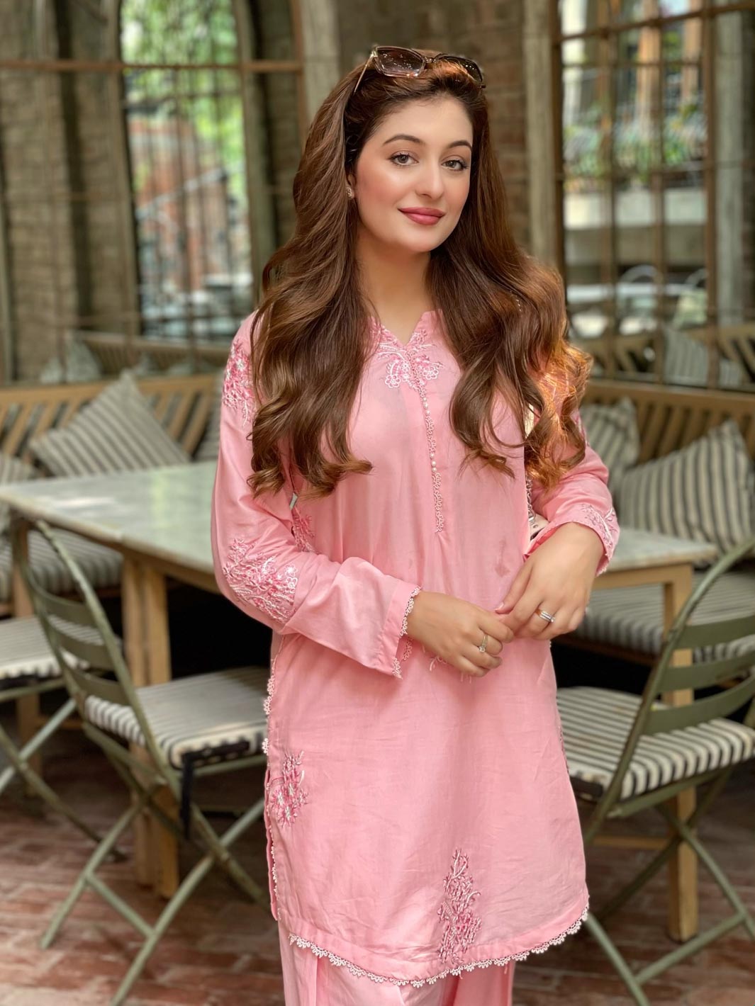 TNG Stitched 2 Piece Cotton Lawn Collection'2024-Blush (Pinkish)