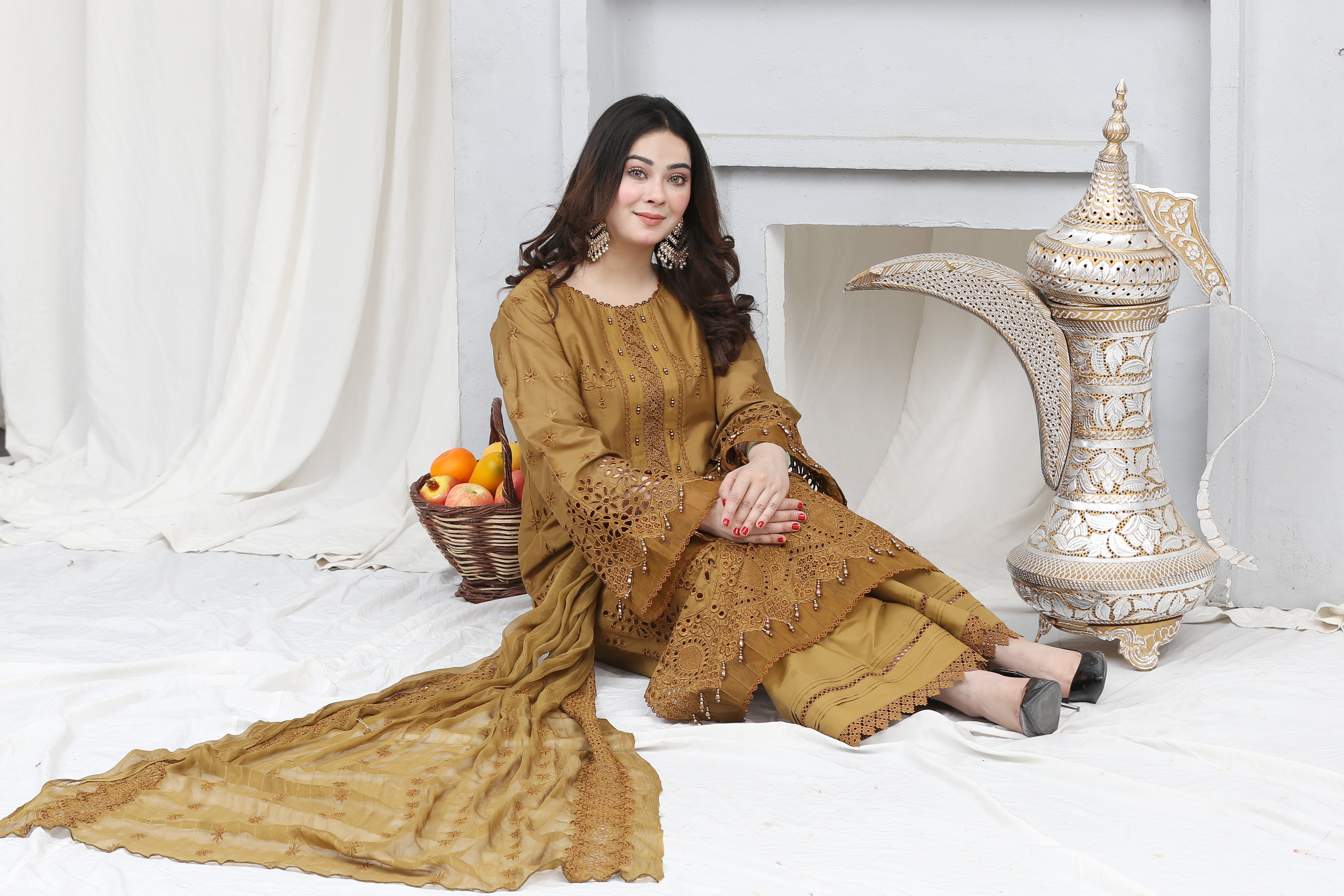 Zeenat By Gulposh Unstitched 3 Piece Lawn Collection'2025-02
