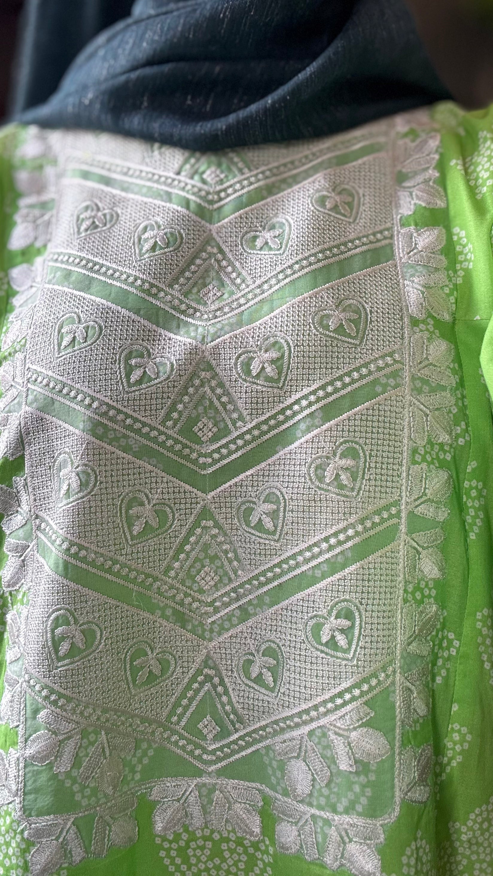 Urban Cut Stitched 2 Piece Cotton Embroidred Co- Ord Set with Farshi Salwar