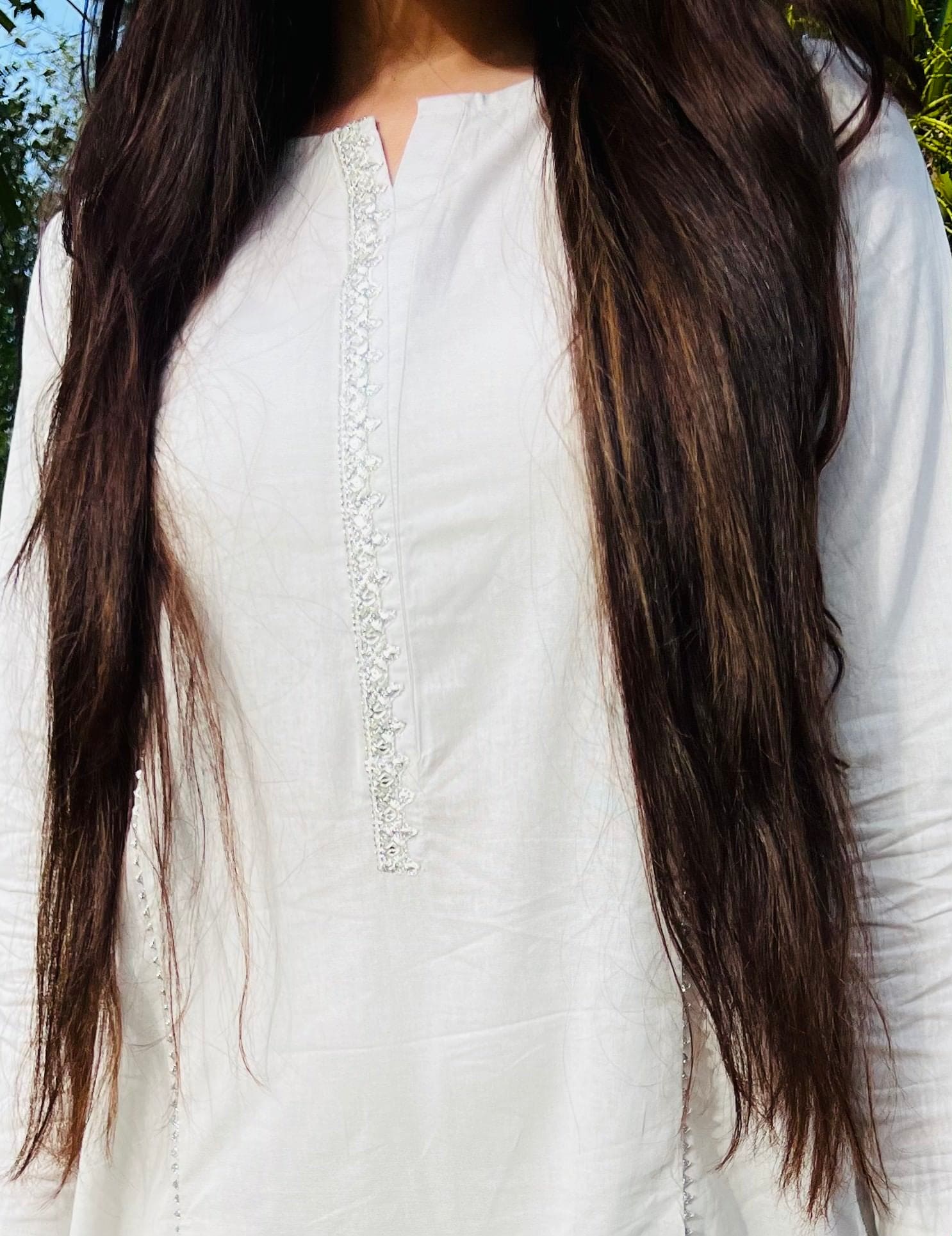 Urban Cut 2 Piece Cotton Embroidred Zari Suit