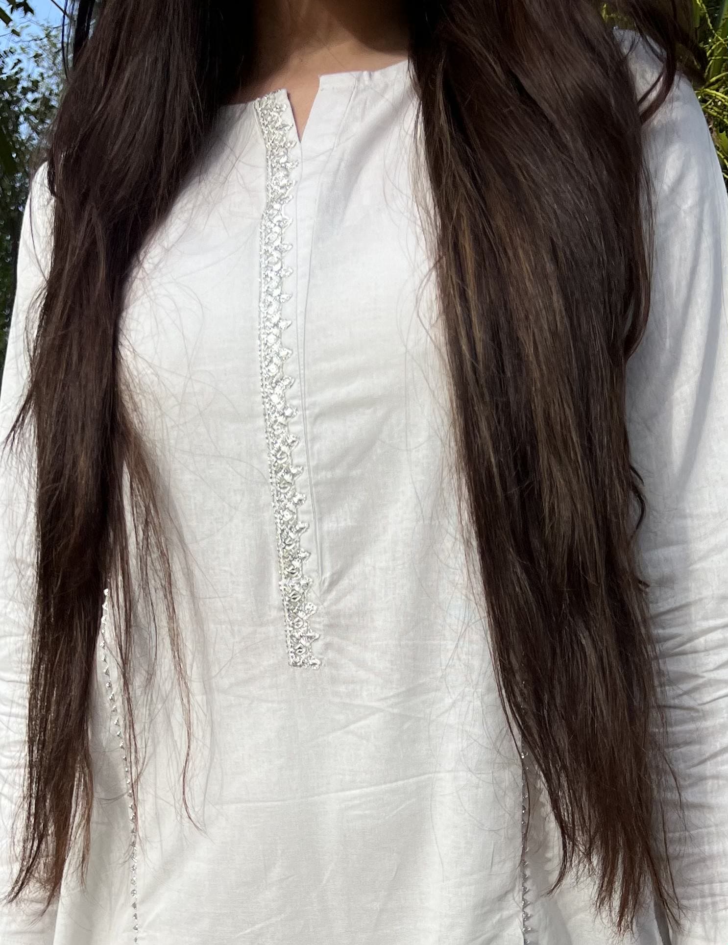 Urban Cut 2 Piece Cotton Embroidred Zari Suit