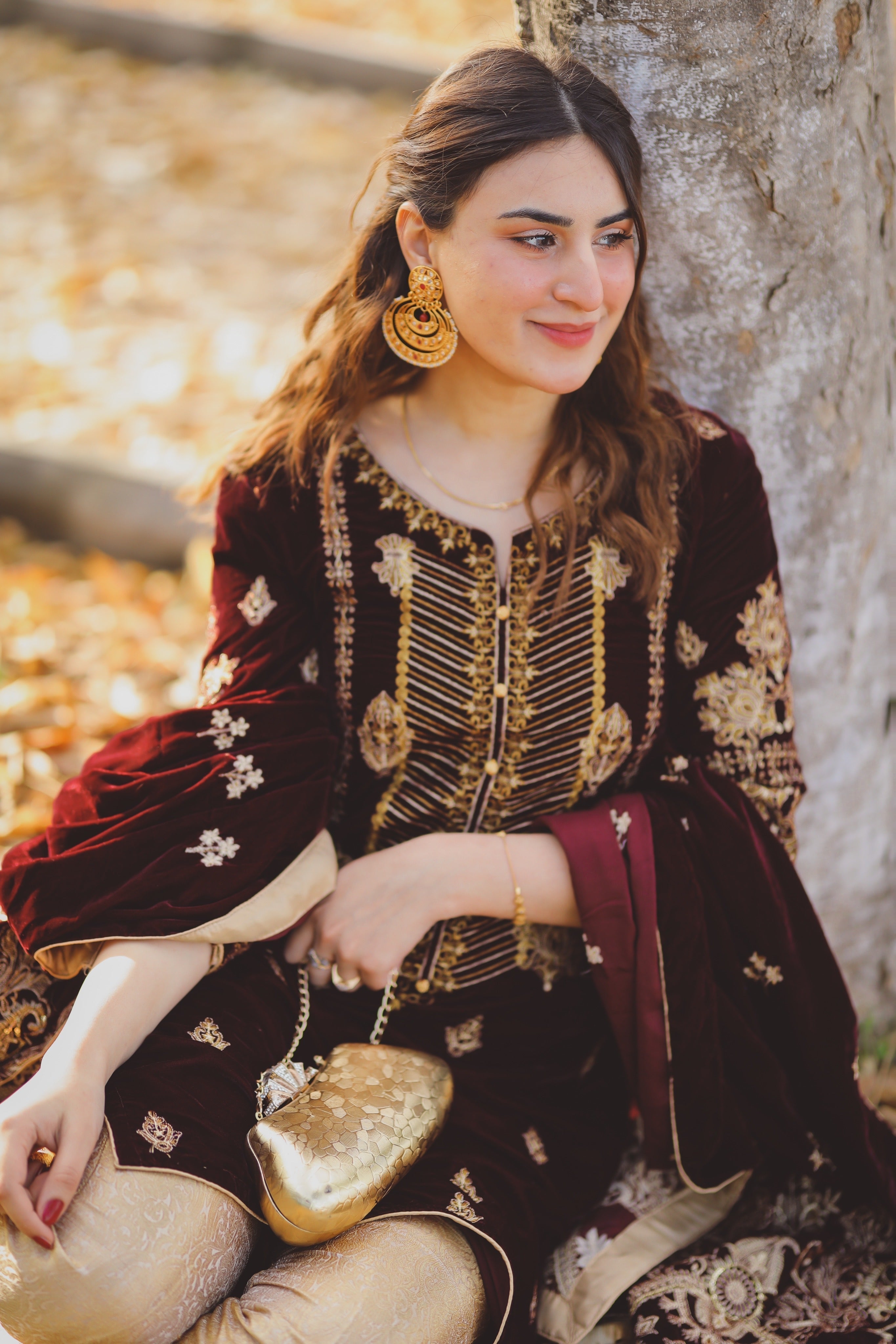 Panache Apparel Stitched Velvet Collection-ROOP