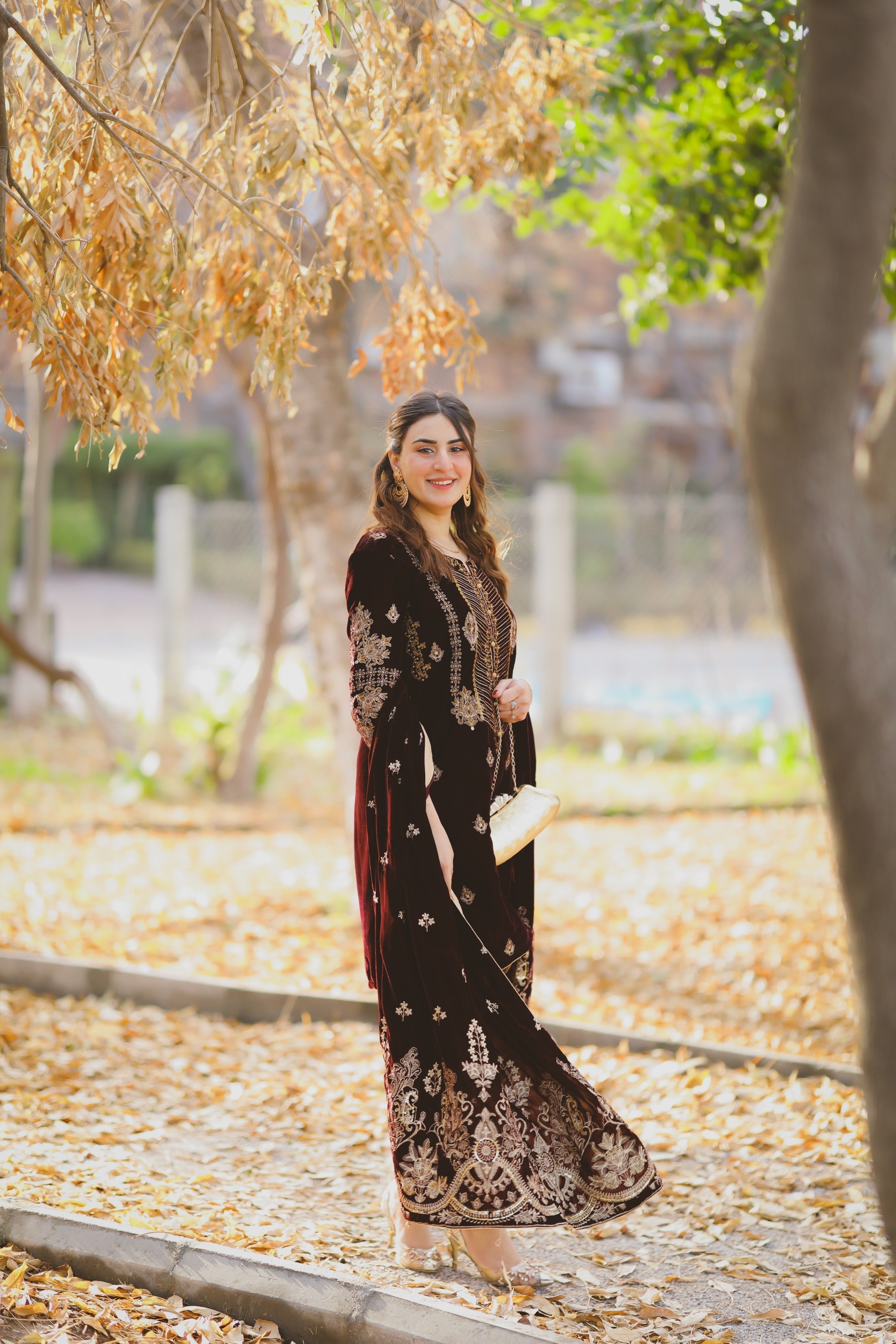 Panache Apparel Stitched Velvet Collection-ROOP