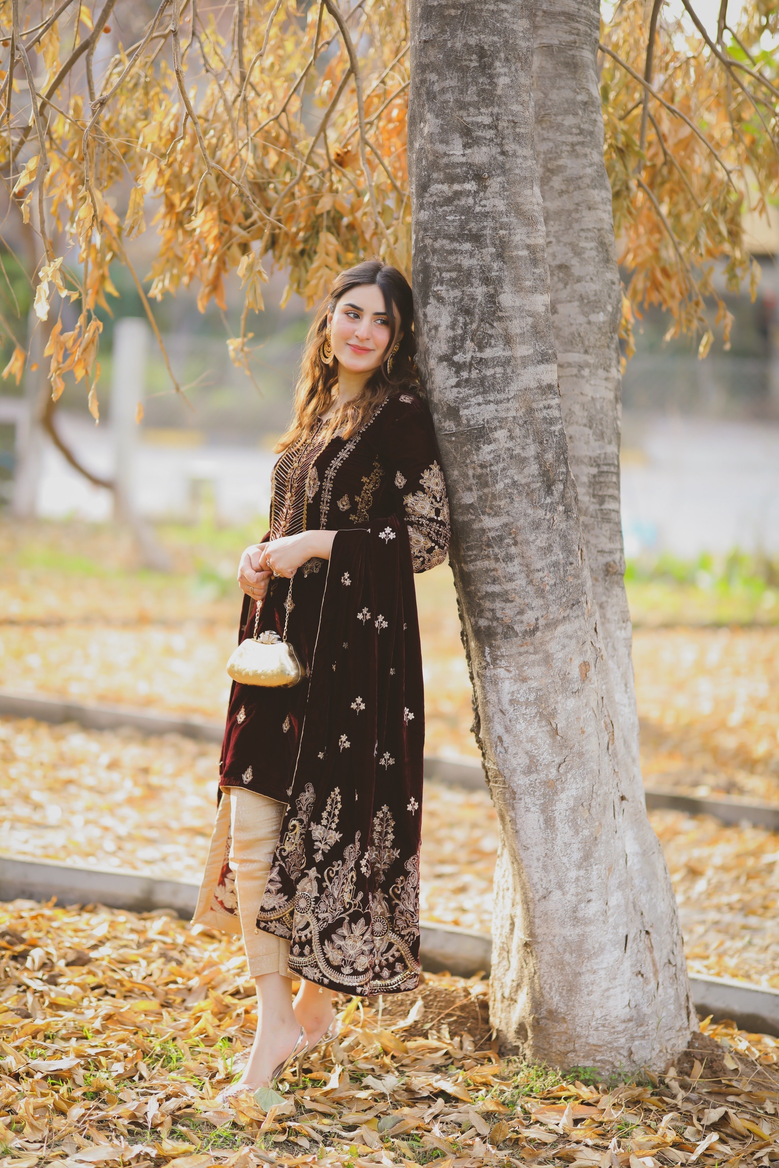 Panache Apparel Stitched Velvet Collection-ROOP