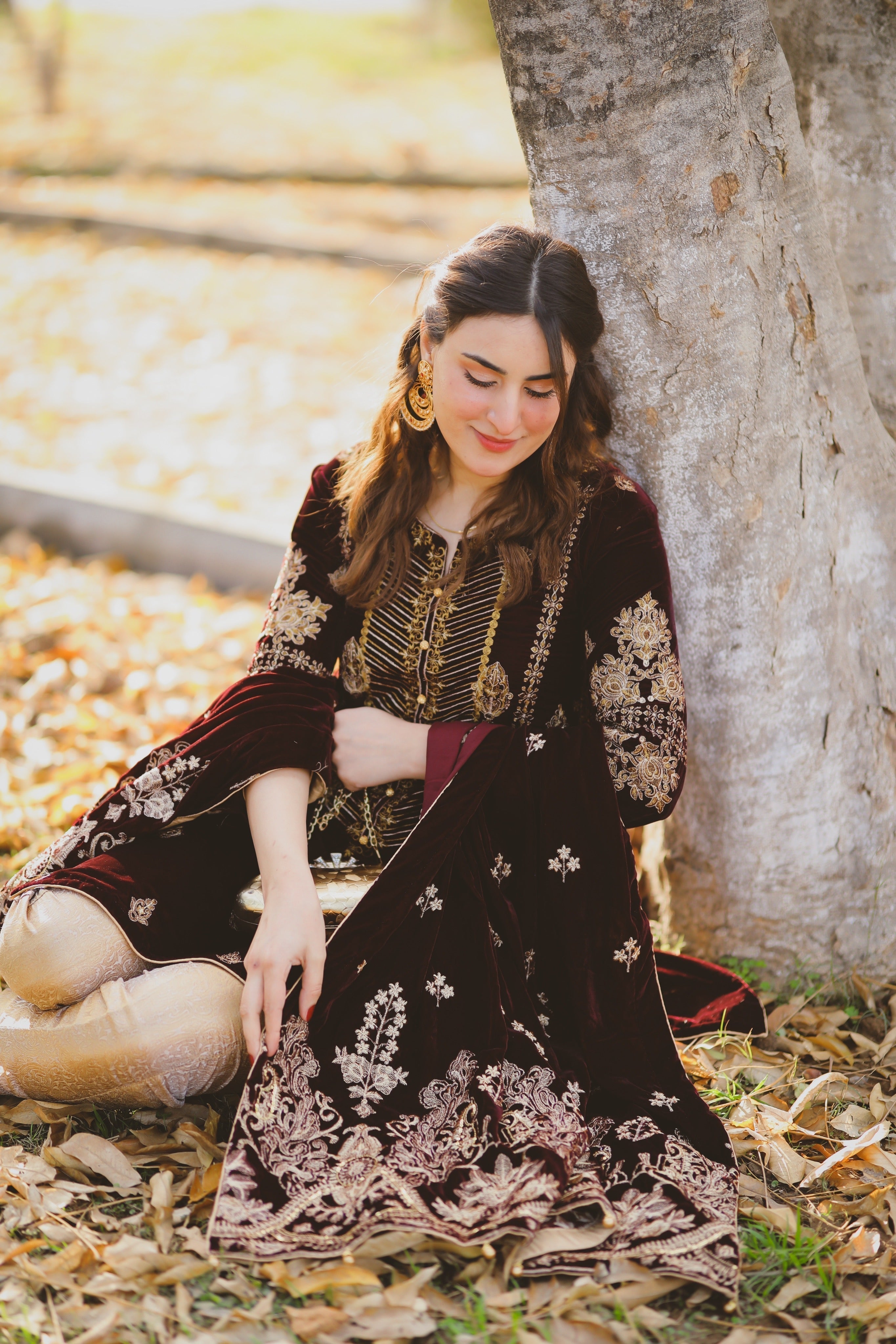 Panache Apparel Stitched Velvet Collection-ROOP