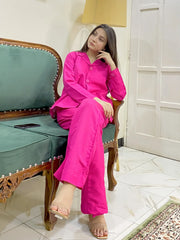 Urban Cut Premium Cotton Embellished Co-ord Set 2 Piece