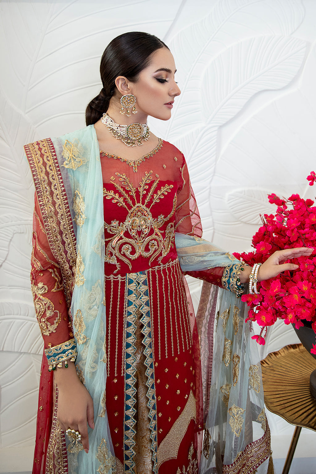 Zarposh Unstitched 3 Piece Formals Collection-Lark 05