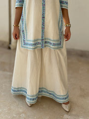 Urban Cut Stitched 2 Piece Cotton Embellished Co-Ord Set with DHAKA PANT