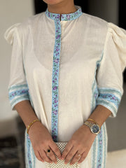 Urban Cut Stitched 2 Piece Cotton Embellished Co-Ord Set with DHAKA PANT