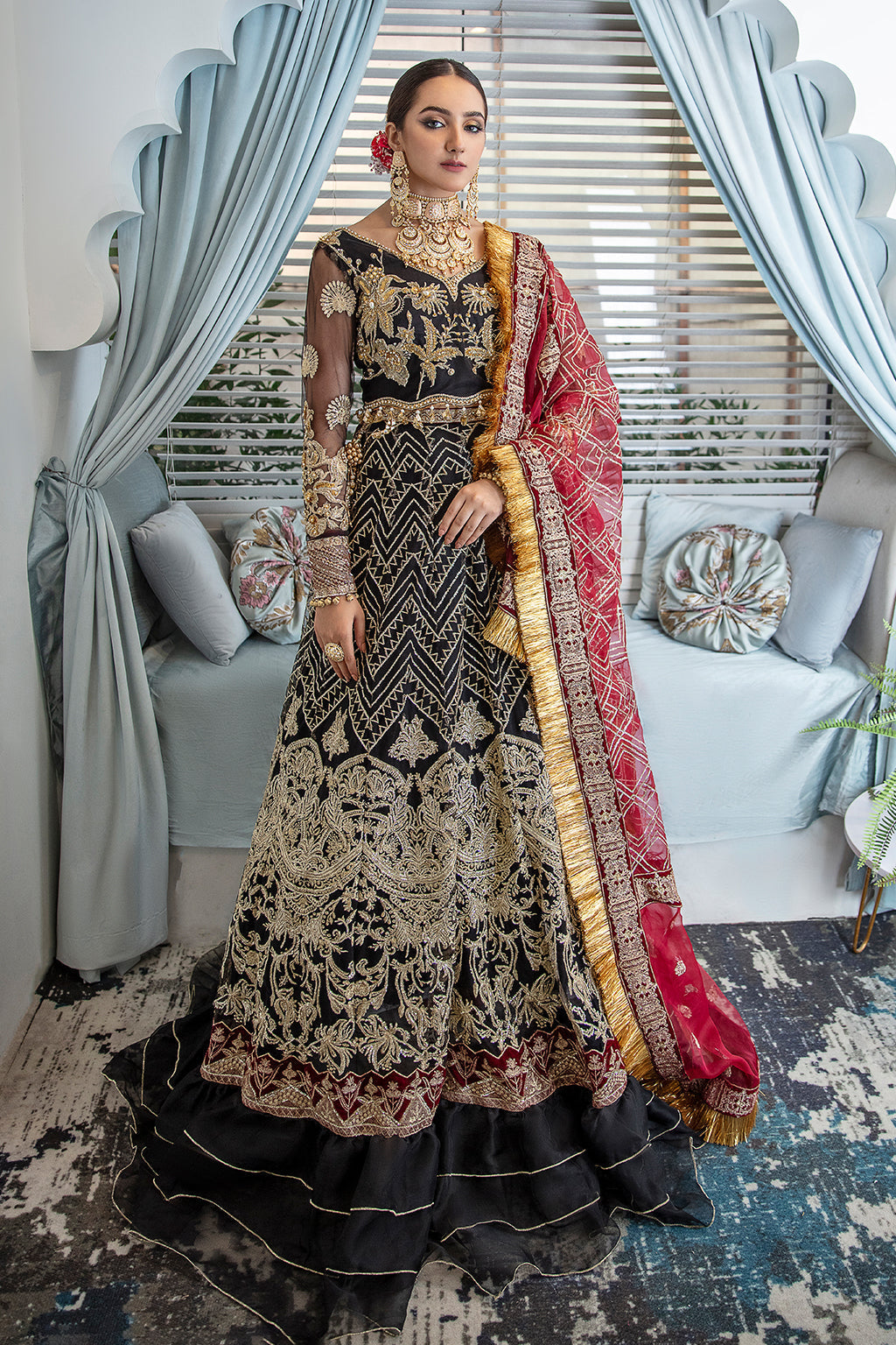 Zarposh Unstitched 3 Piece Formals Collection-Stella 01