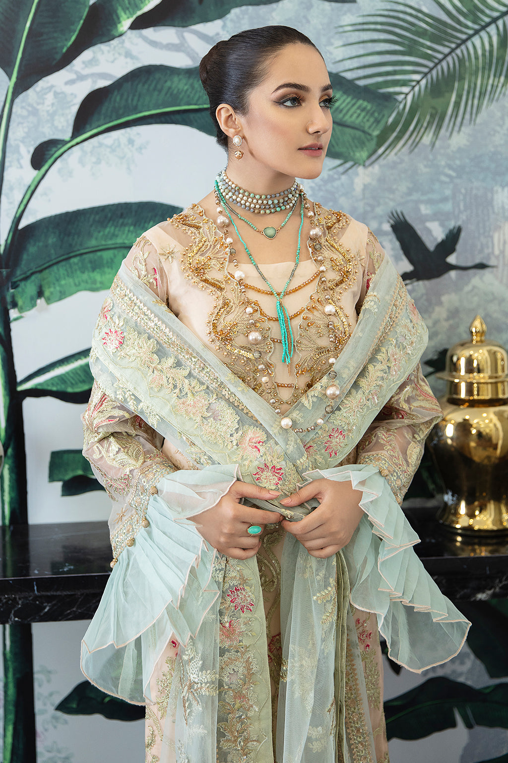Zarposh Unstitched 3 Piece Formals Collection-Ibis 03