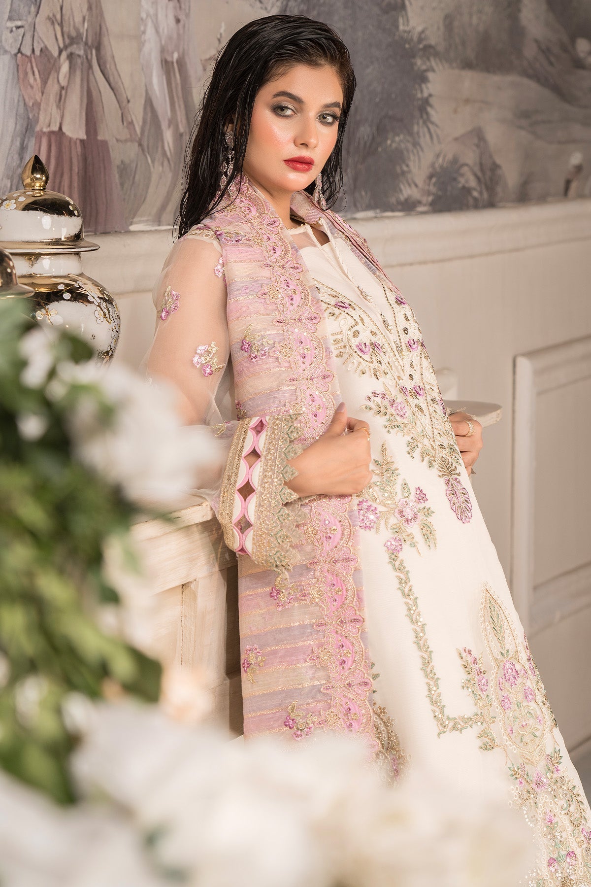 Dilkash By Imrozia Serene Stitched 3 Piece Formals Collection'2025-IP-108 Saanjh
