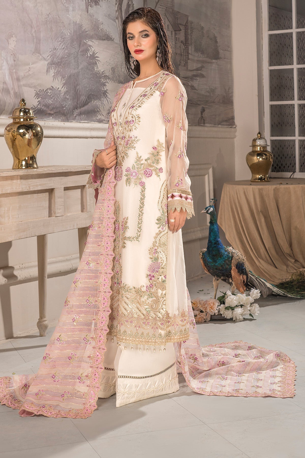 Dilkash By Imrozia Serene Stitched 3 Piece Formals Collection'2025-IP-108 Saanjh
