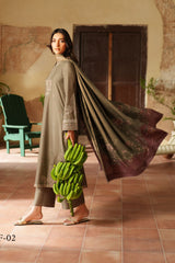 Iznik Unstitched 3 Piece Pre Fall Linen Collection'2025-IPF-02
