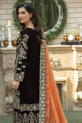 De Velour by Imrozia Unstitched 3 Piece Embroidered Velvet Collection'2022-IV-16-Evelyn