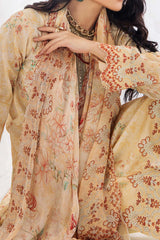 Inara by Adan's Libas 3 Piece Unstitched Luxury Lawn Collection'2024-D-5661