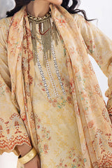 Inara by Adan's Libas 3 Piece Unstitched Luxury Lawn Collection'2024-D-5661