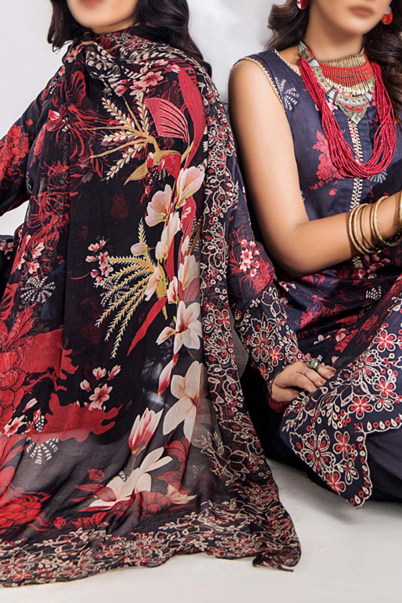 Inara by Adan's Libas 3 Piece Unstitched Luxury Lawn Collection'2024-D-5662