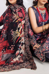 Inara by Adan's Libas 3 Piece Unstitched Luxury Lawn Collection'2024-D-5662