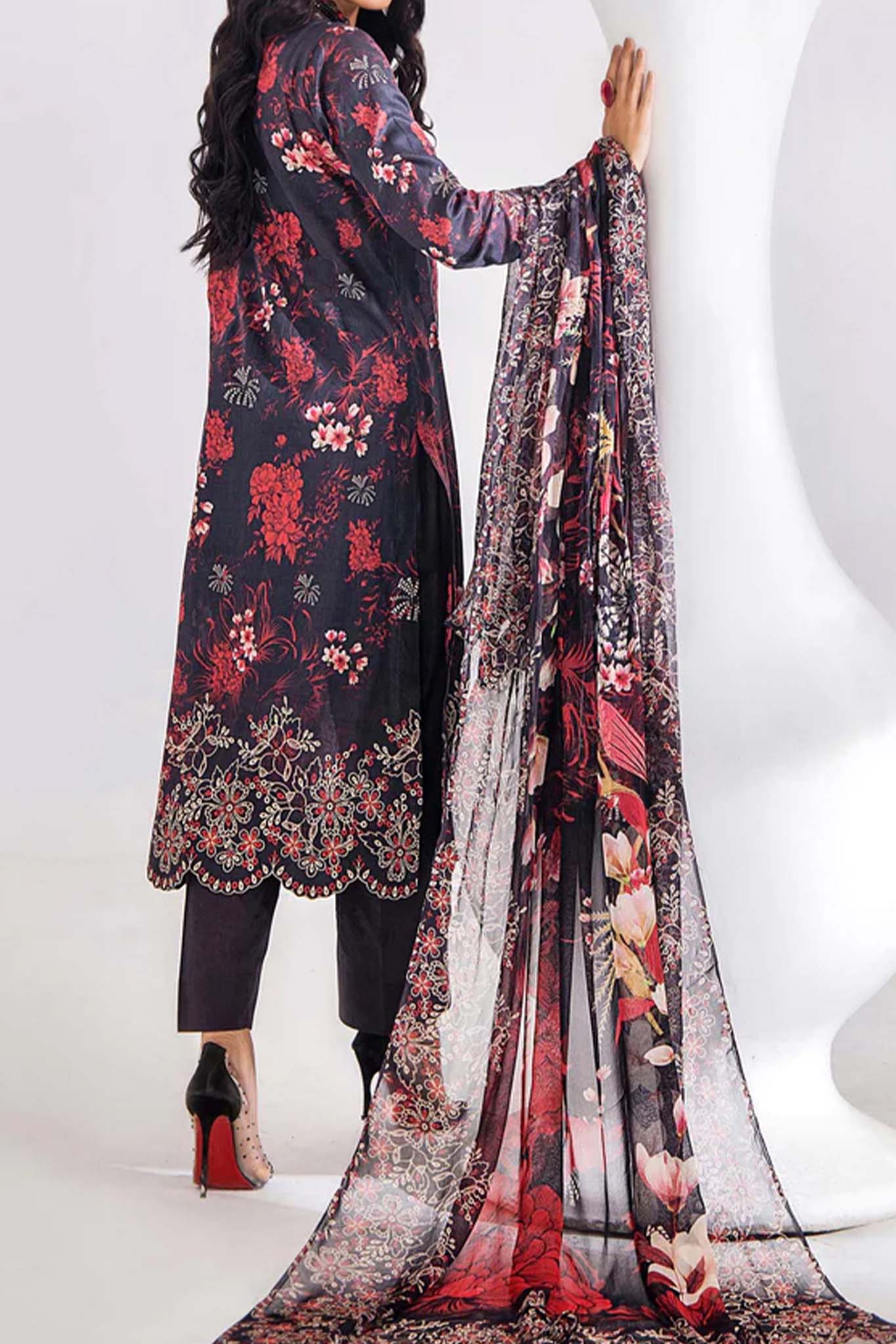 Inara by Adan's Libas 3 Piece Unstitched Luxury Lawn Collection'2024-D-5662