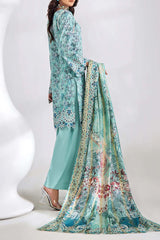 Inara by Adan's Libas 3 Piece Unstitched Luxury Lawn Collection'2024-D-5663