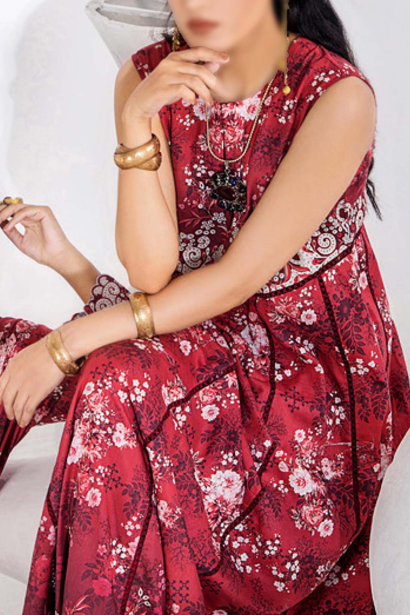 Inara by Adan's Libas 3 Piece Unstitched Luxury Lawn Collection'2024-D-5665