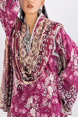 Inara by Adan's Libas 3 Piece Unstitched Luxury Lawn Collection'2024-D-5666